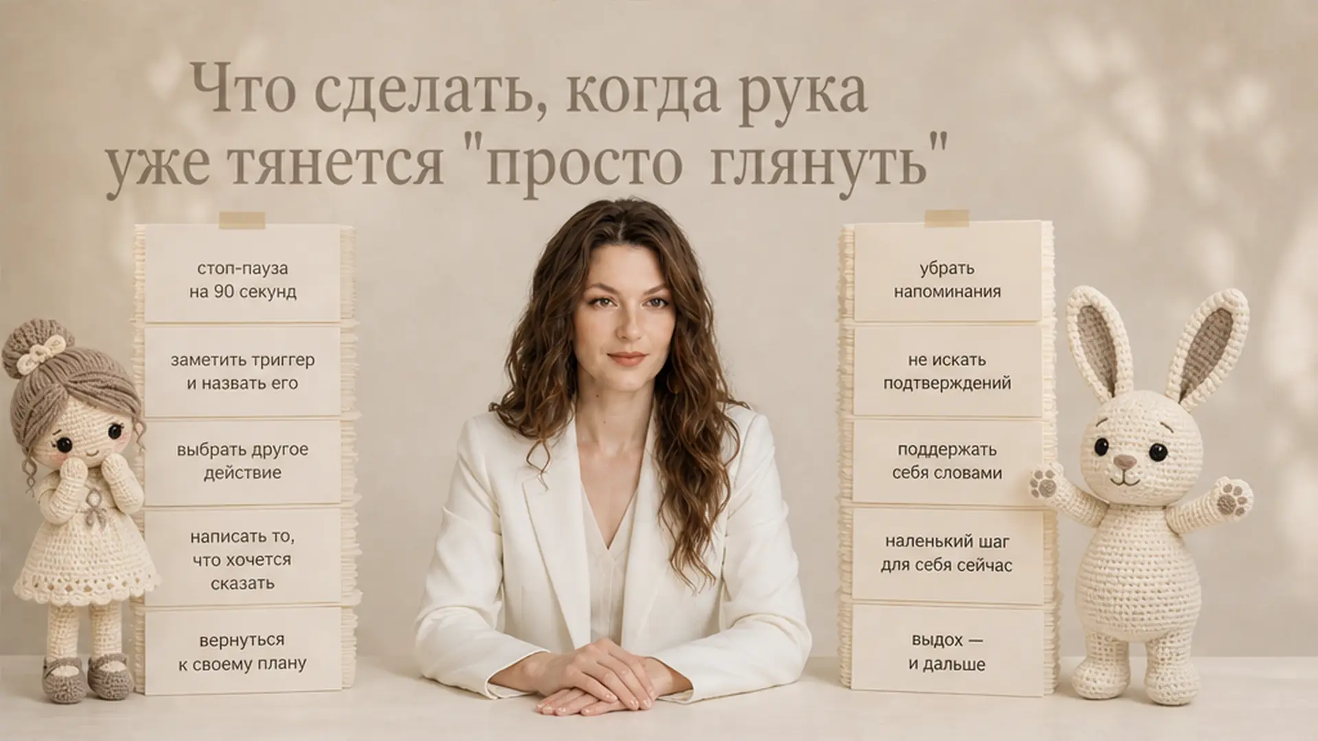 Что сделать, когда рука уже тянется