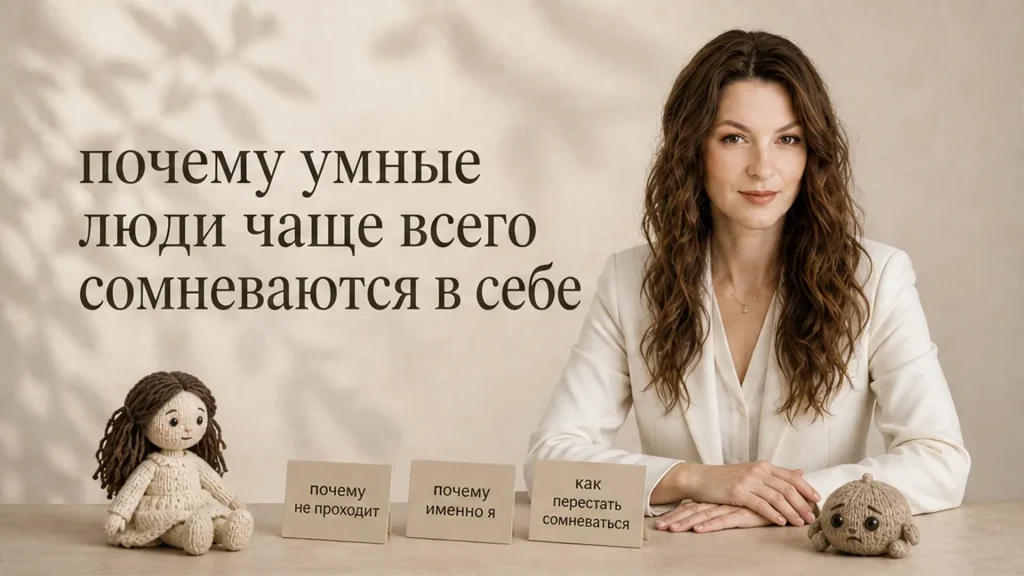 Почему умные люди чаще всего сомневаются в себе и не получают результата?