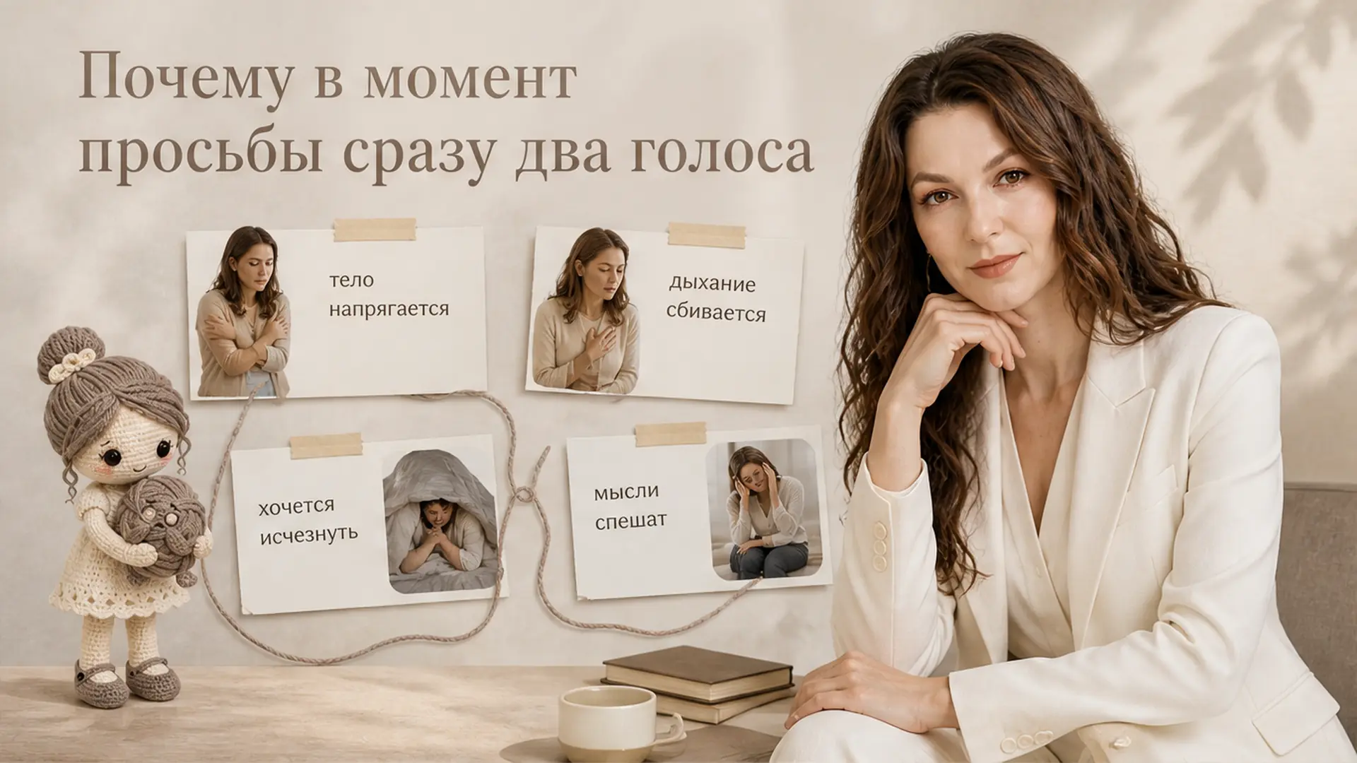 Почему в момент просьбы сразу два голоса