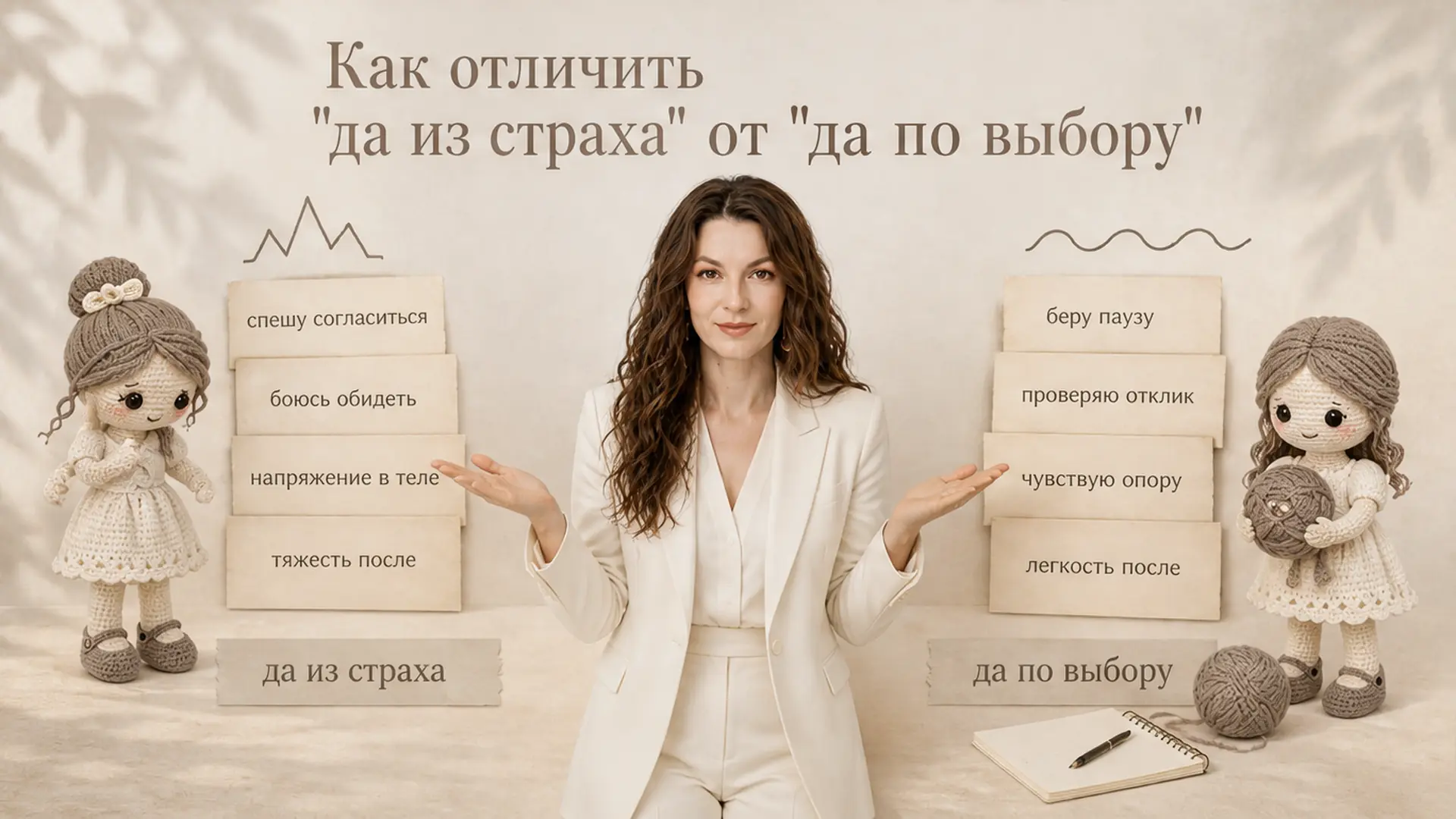 Как отличить "да из страха" от "да по выбору"