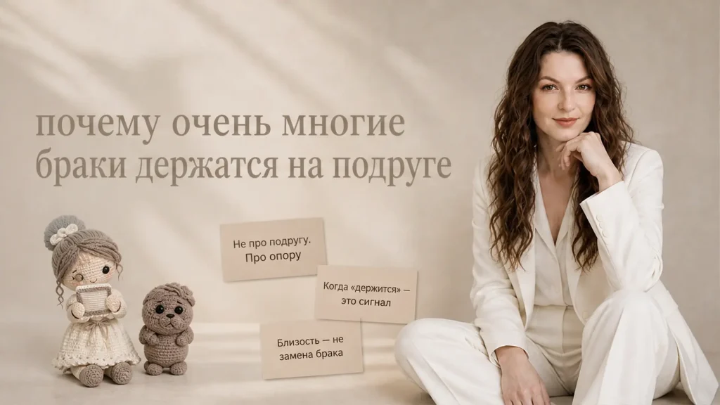 Почему очень многие браки держатся… на подруге