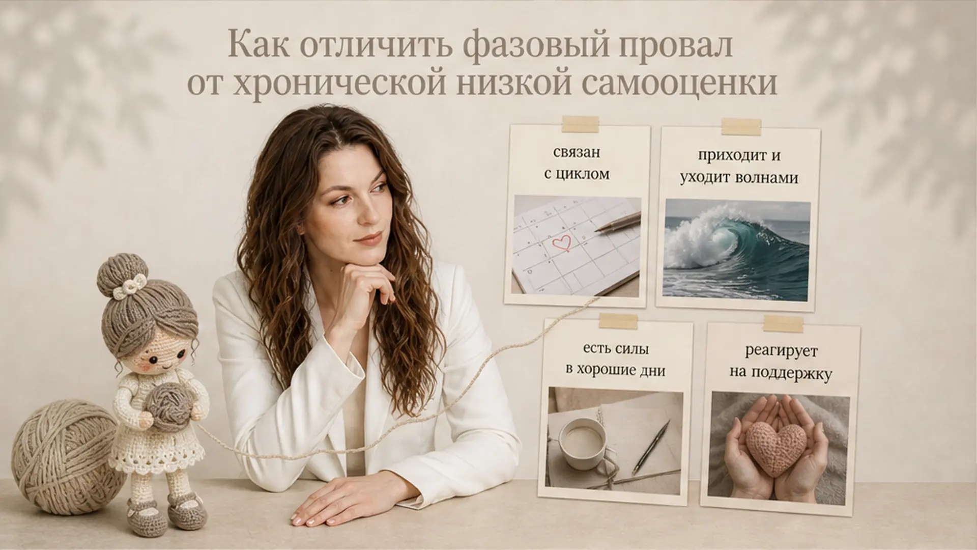 Как отличить фазовый провал от хронической низкой самооценки