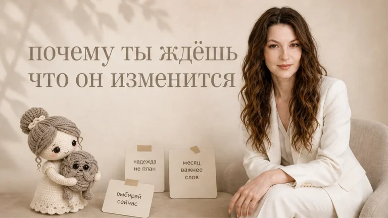 Почему ты ждёшь, что он изменится?