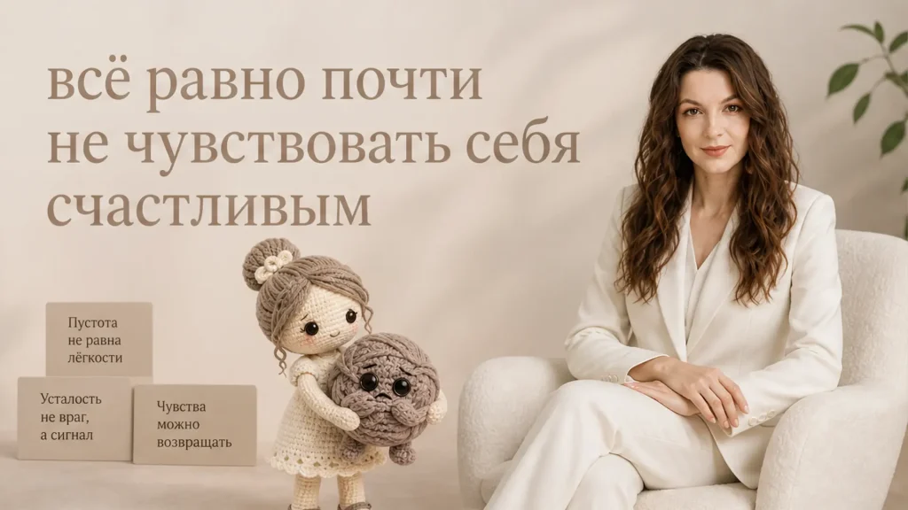 Почему ты можешь жить нормальную жизнь и всё равно почти не чувствовать себя счастливым