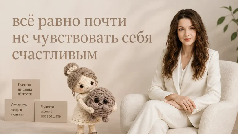 Почему ты можешь жить нормальную жизнь и всё равно почти не чувствовать себя счастливым