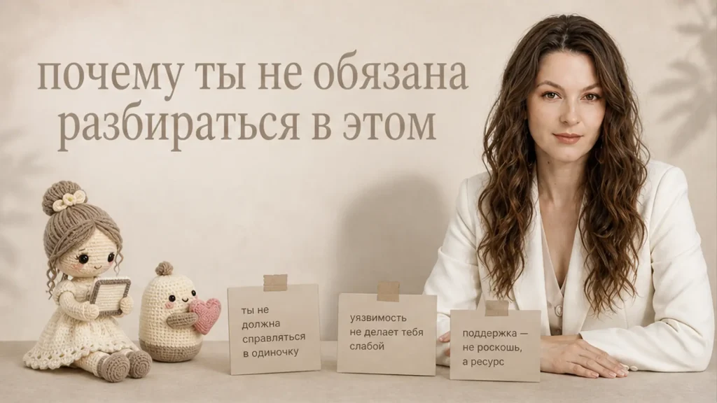 Почему ты не обязана разбираться в этом одна?