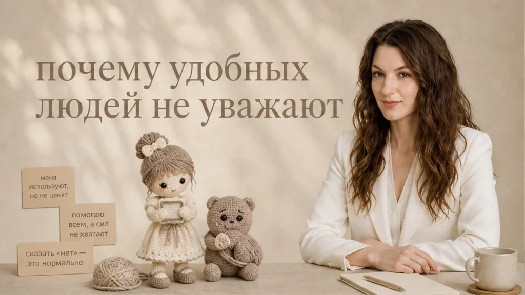 Почему удобных людей не уважают — и что сделать сегодня