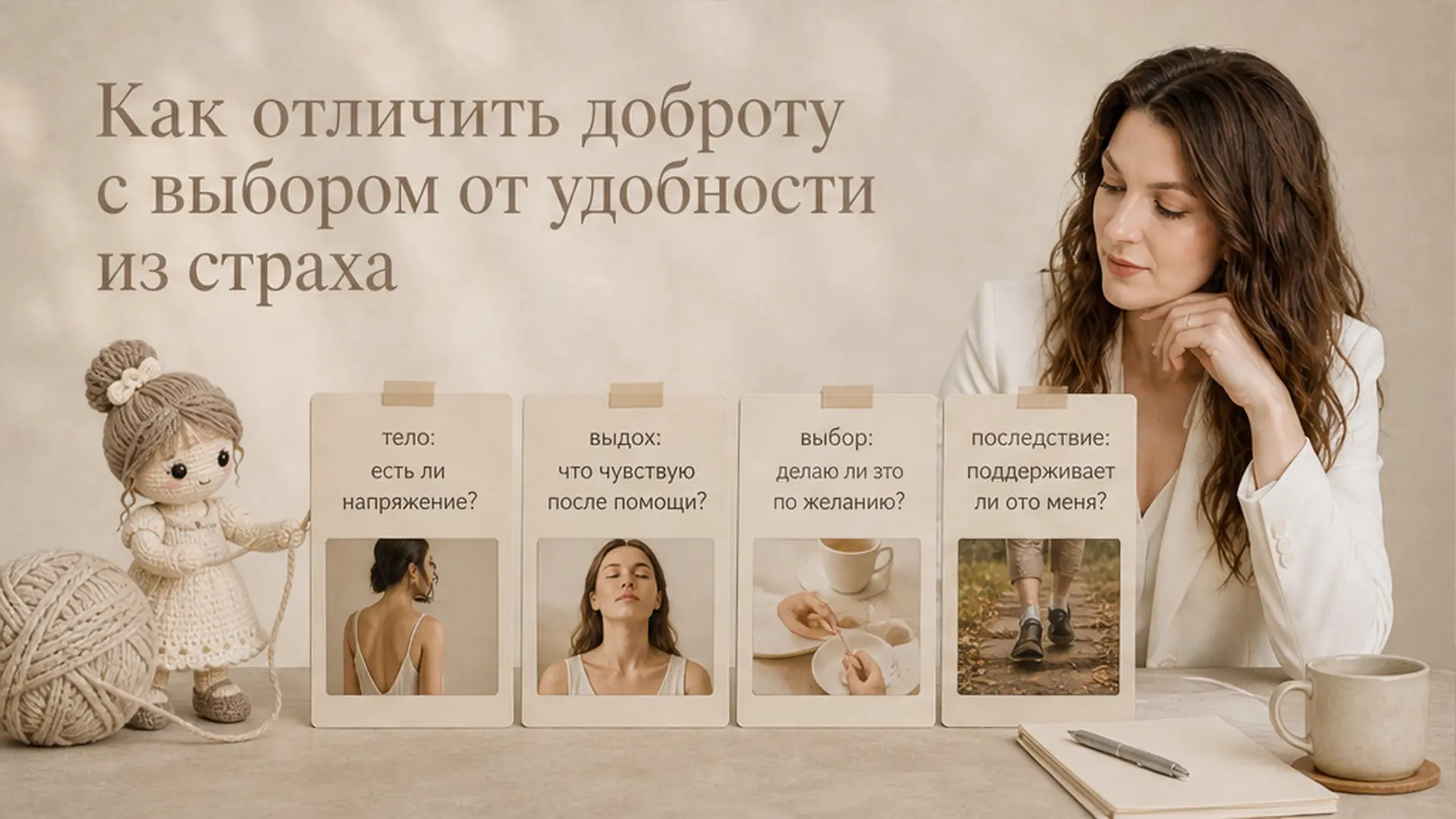 Как отличить доброту с выбором от удобности из страха