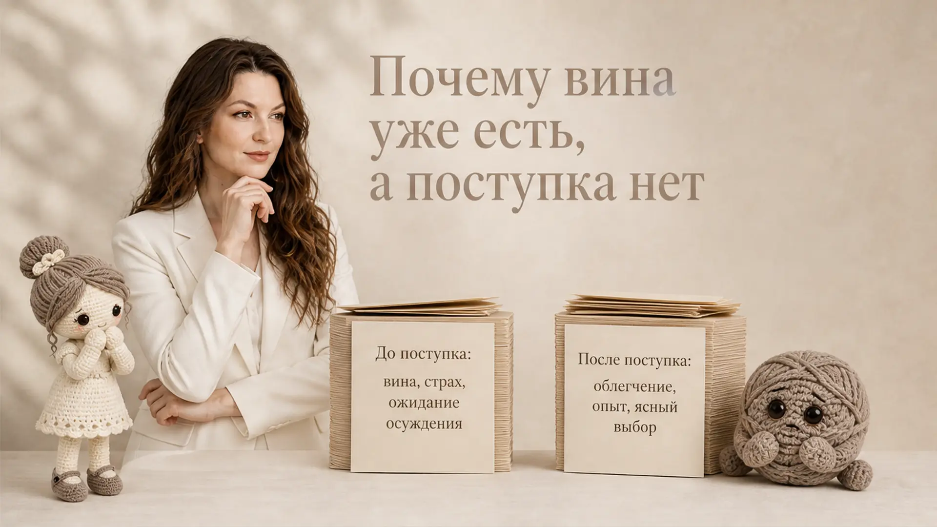 Почему вина уже есть, а поступка нет