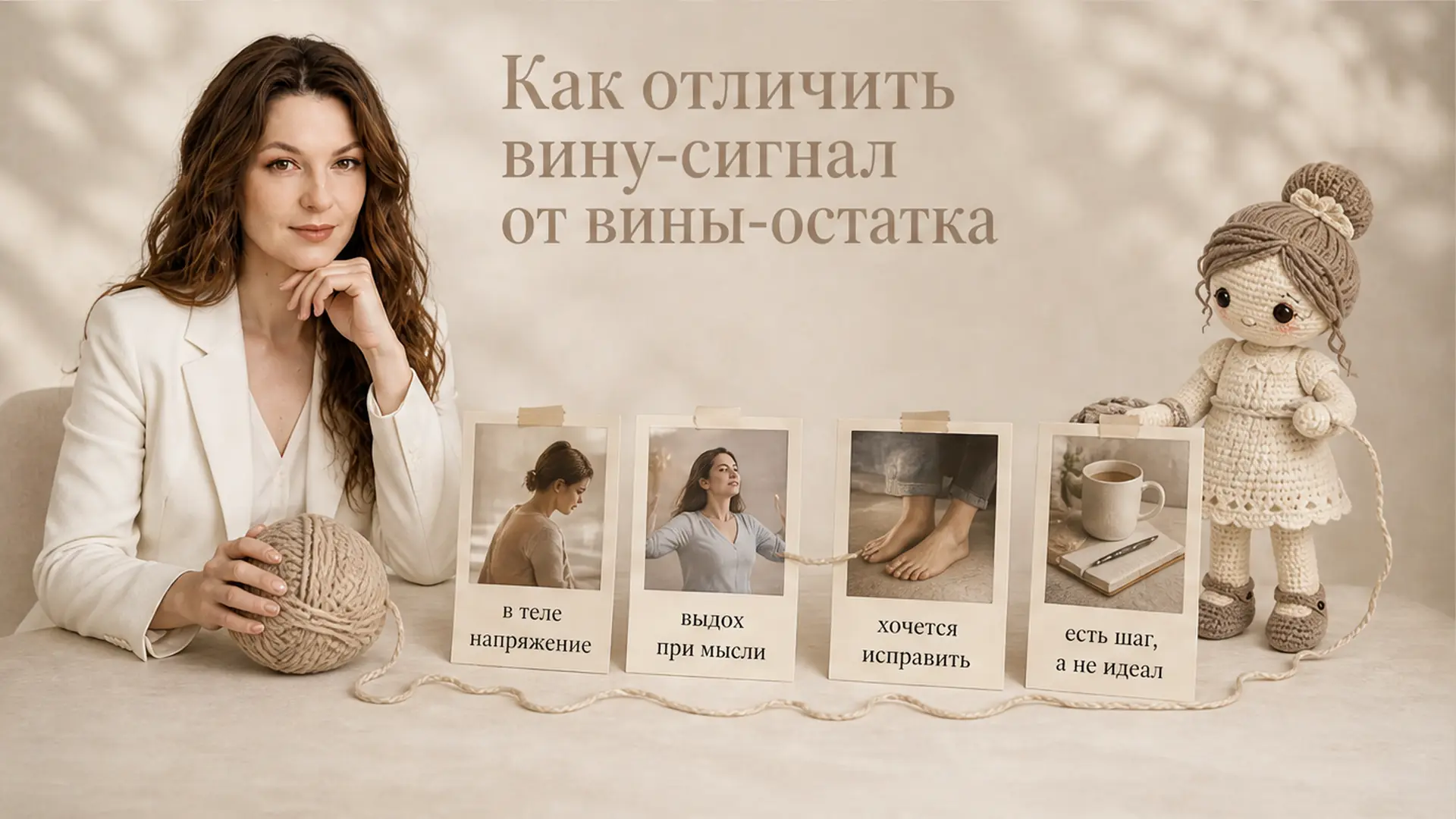 Как отличить вину-сигнал от вины-остатка