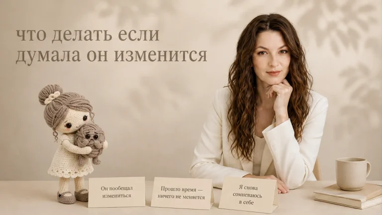 Что делать, если ты думала, что он изменится…