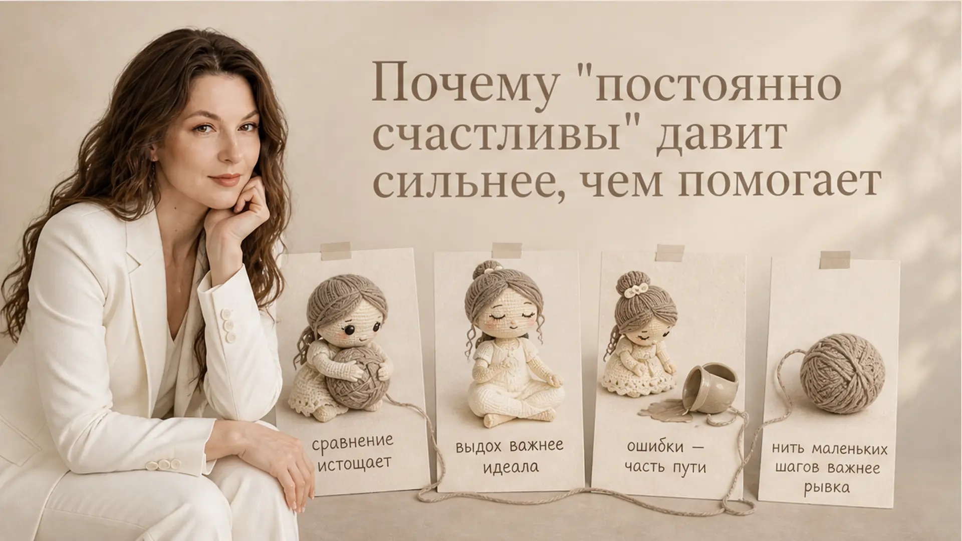 Почему "постоянно счастливы" давит сильнее, чем помогает