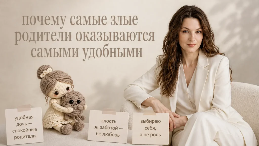 Почему самые злые родители очень часто оказываются самыми удобными людьми
