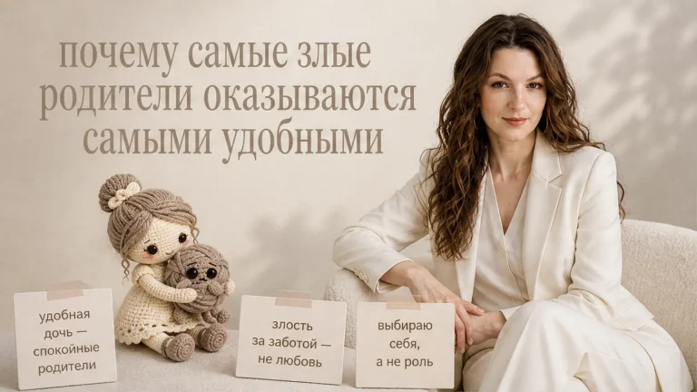 Почему самые злые родители очень часто оказываются самыми удобными людьми