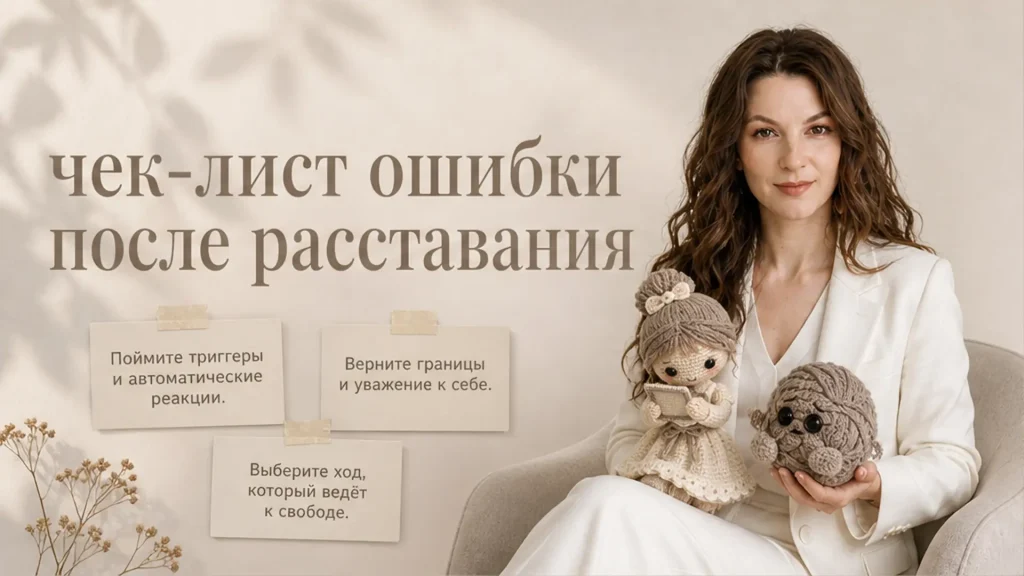 Чек-лист: ошибки после расставания