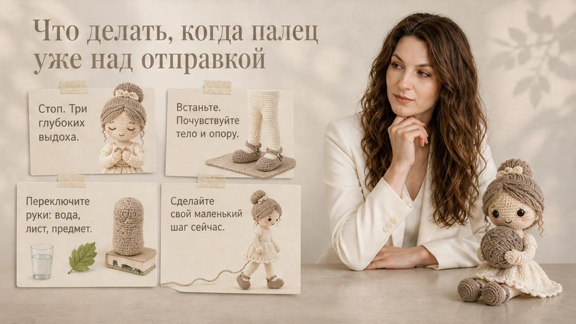 Что делать, когда палец уже над отправкой
