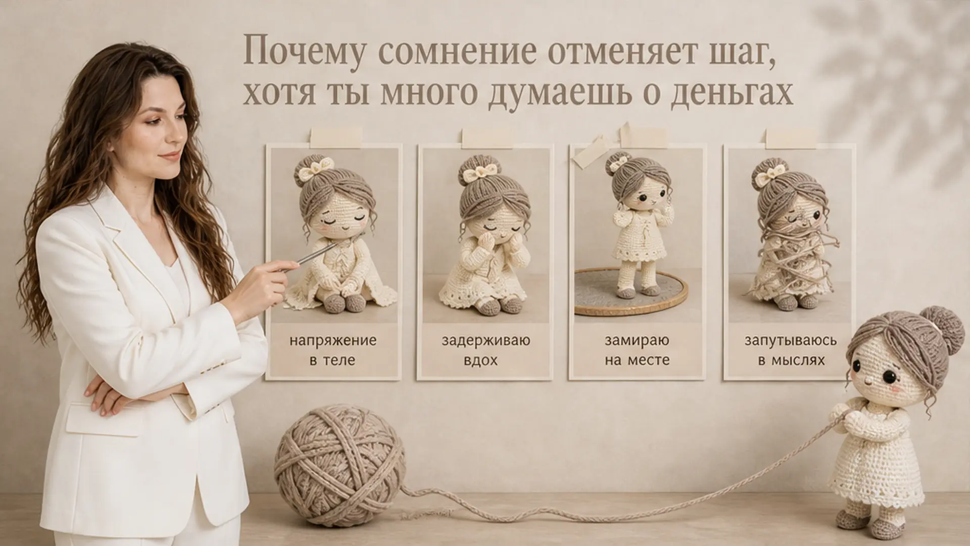 Почему сомнение отменяет шаг, хотя ты много думаешь о деньгах