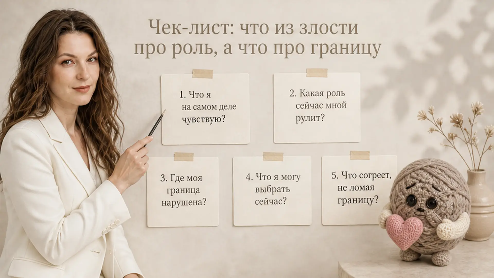 Чек-лист: что из злости про роль, а что про границу
