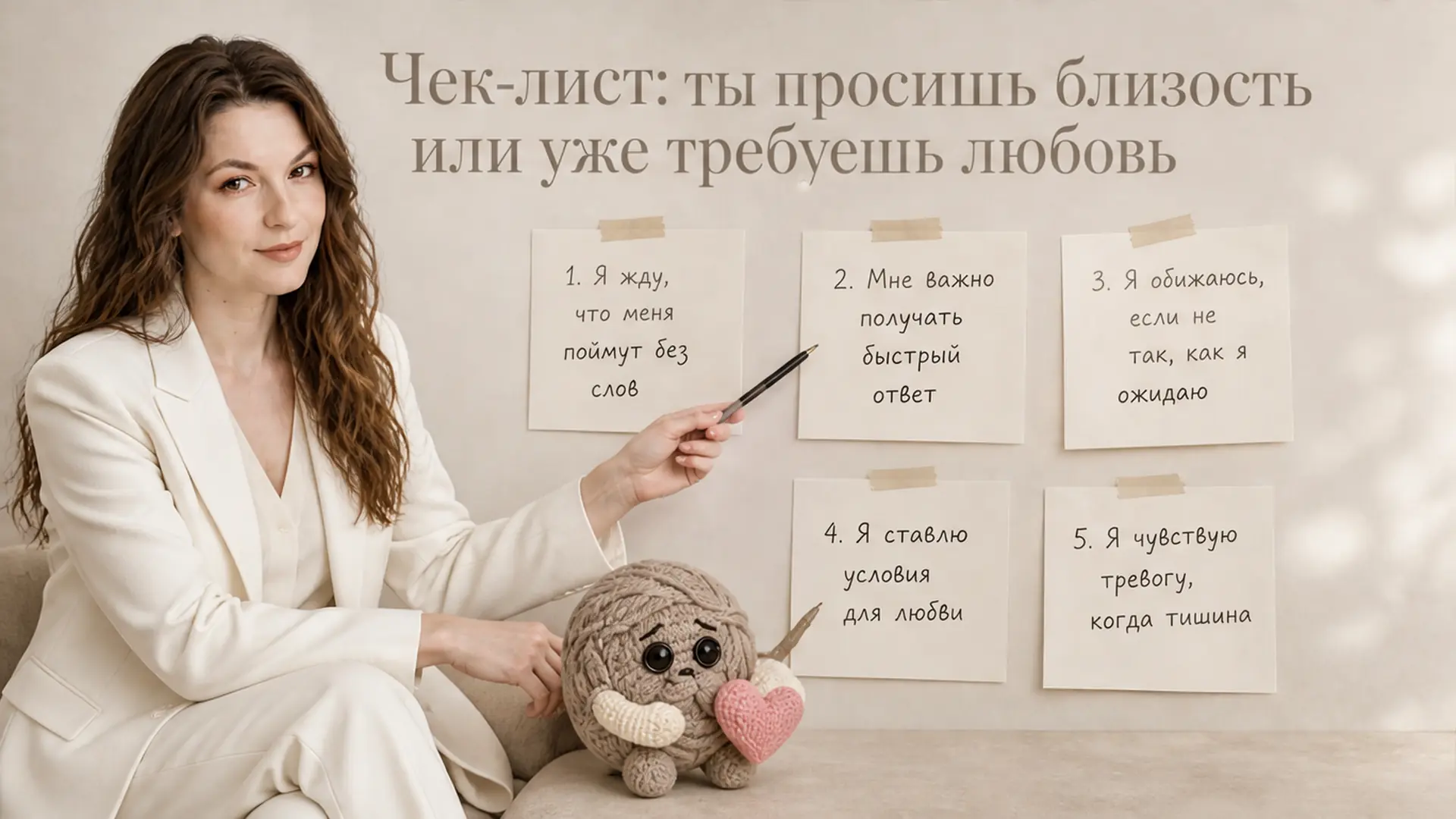 Чек-лист: ты просишь близость или уже требуешь любовь