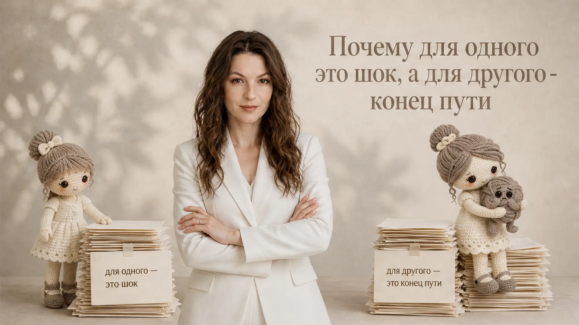 Почему для одного это шок, а для другого - конец пути
